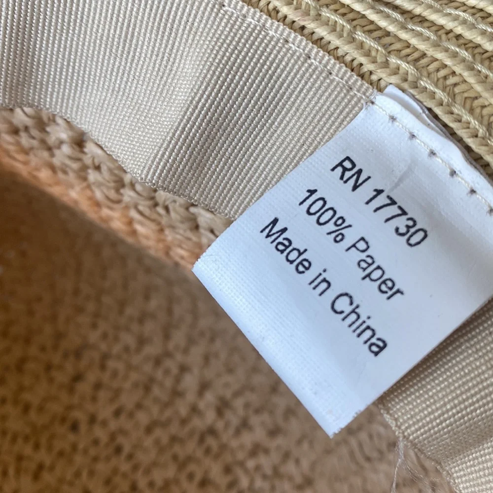 Wide  Brim Paper Straw Hat